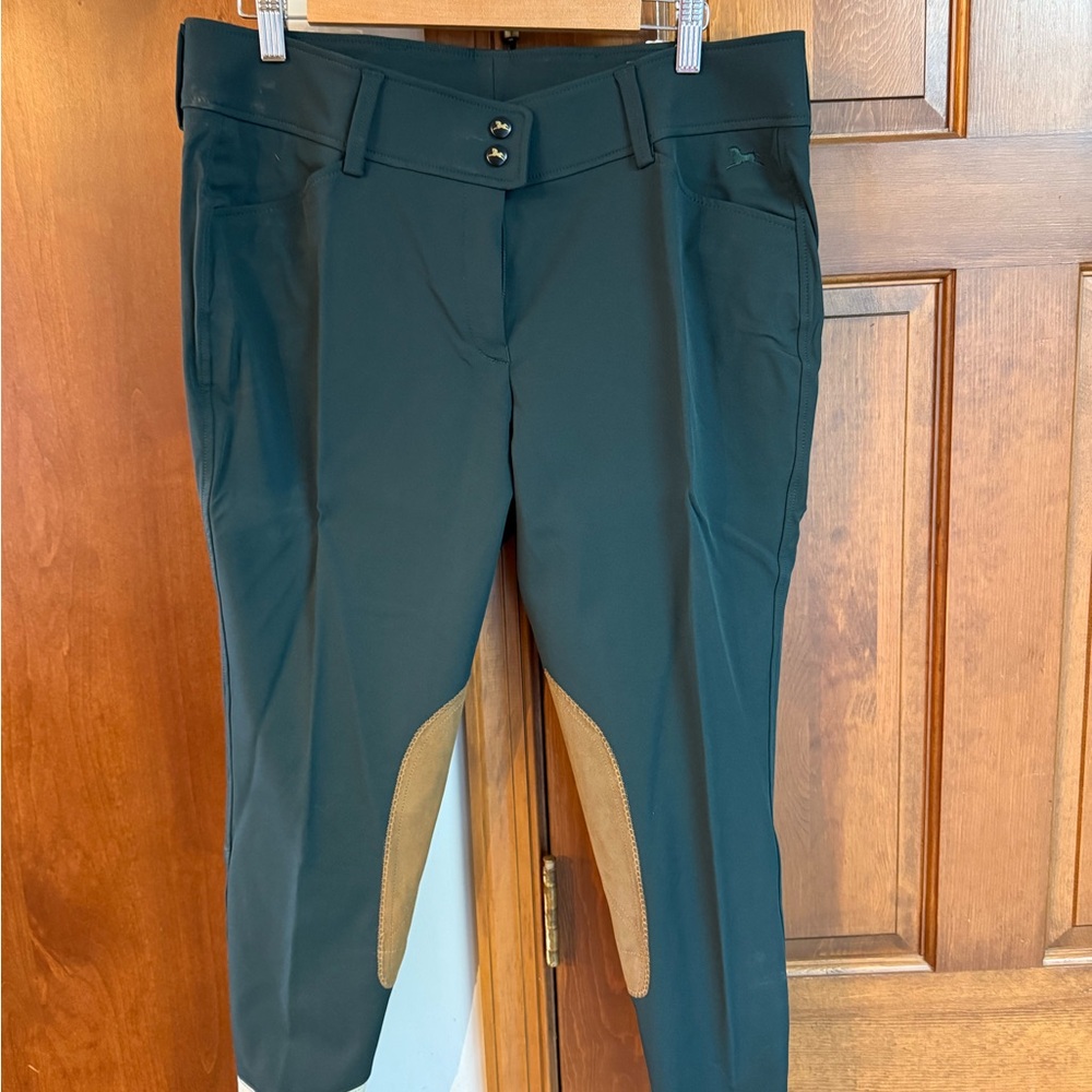 RJ Classics Green Breeches sz 34